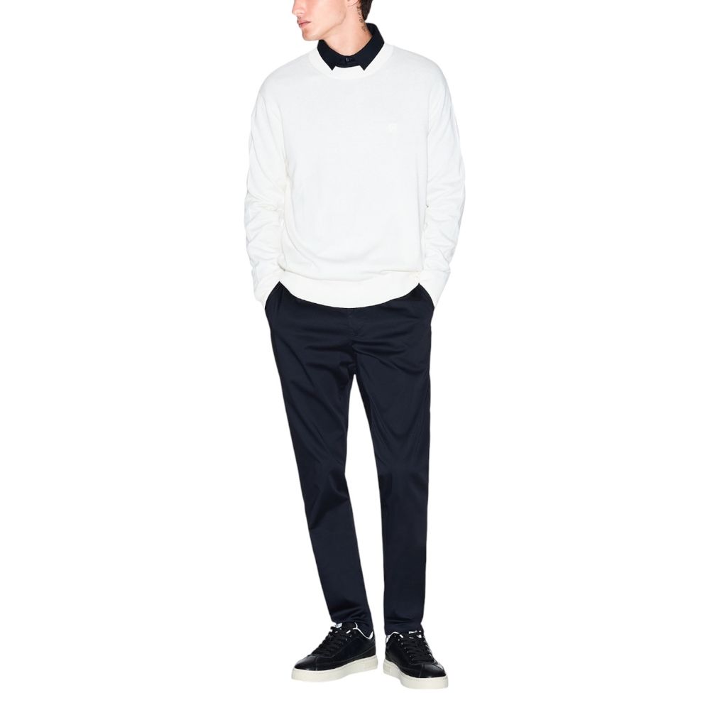 Cream Viscose Sweatshirt