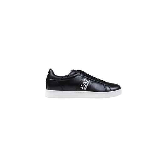 Black And White Leather Sneakers