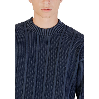 Blue Cotton Sweatshirt