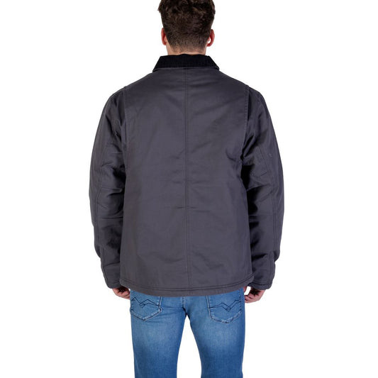 Gray Recycled Cotton Denim Jacket