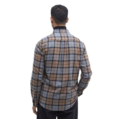 Beige Cotton Pattern Shirt