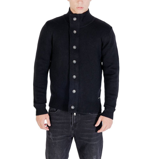 Black Marabou Sweatshirt