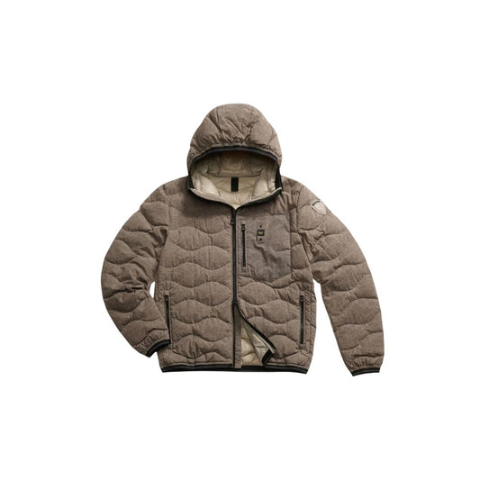 Brown Polyester Coat