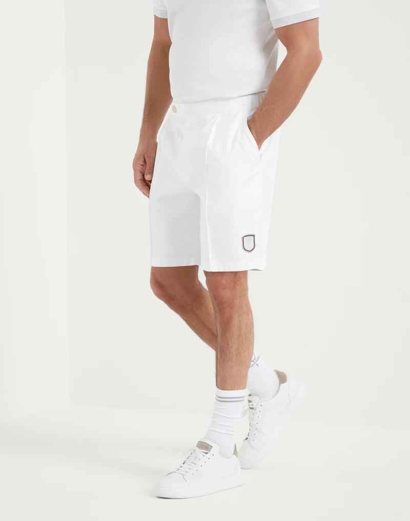 Multicolor Polyester Shorts