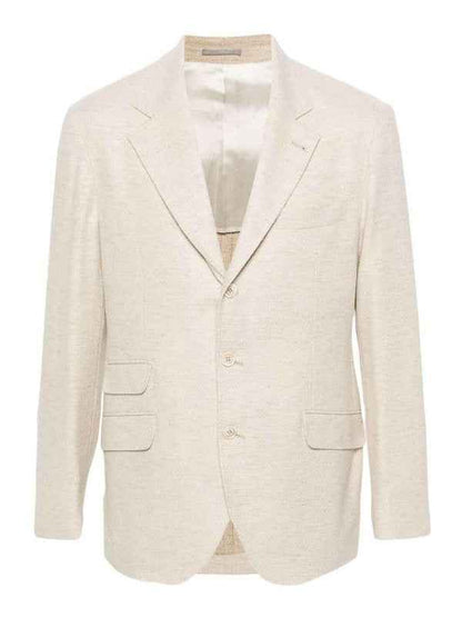 Yellow Wool Blazer