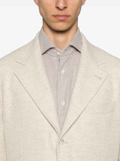 Yellow Wool Blazer