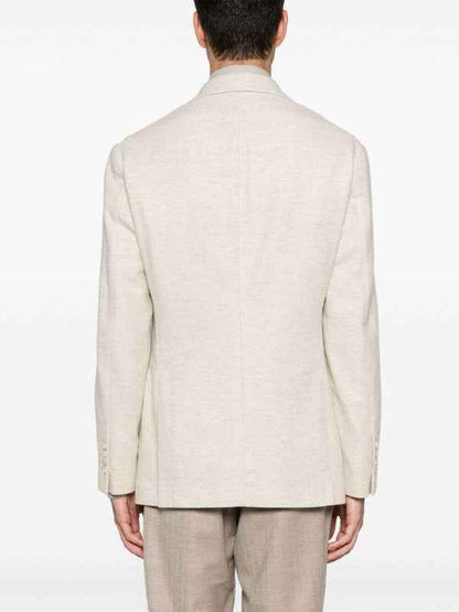 Yellow Wool Blazer