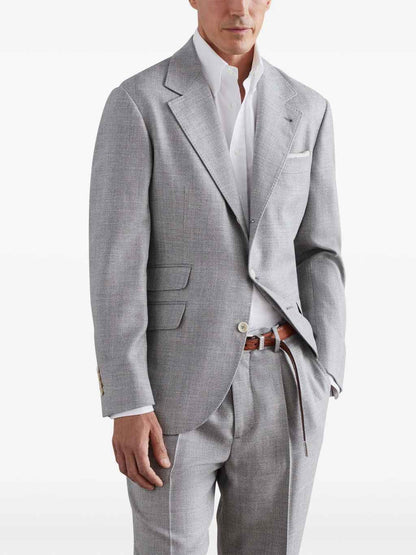 Gray Wool Blazer