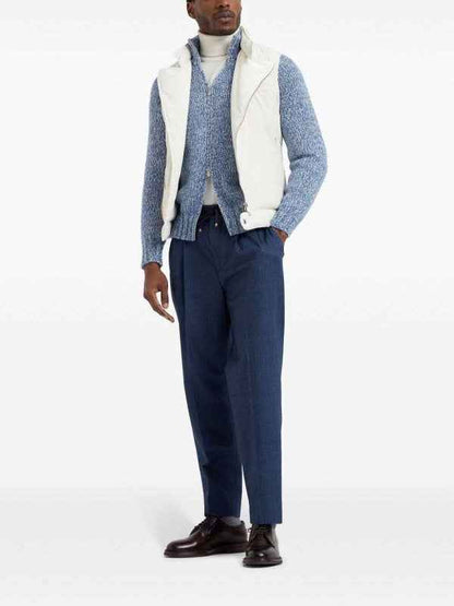 Blue Cotton Pants