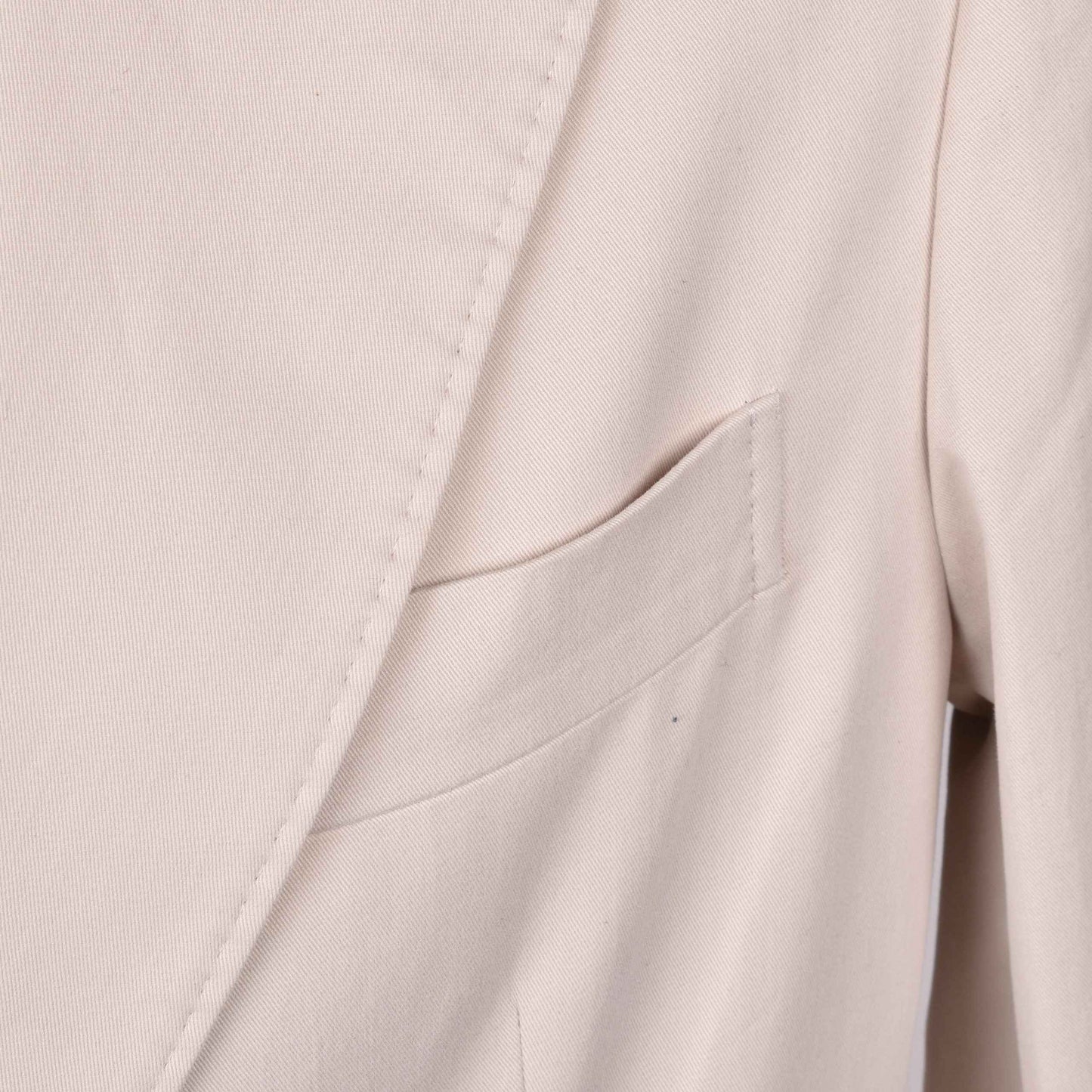 Beige Cotton Blazer