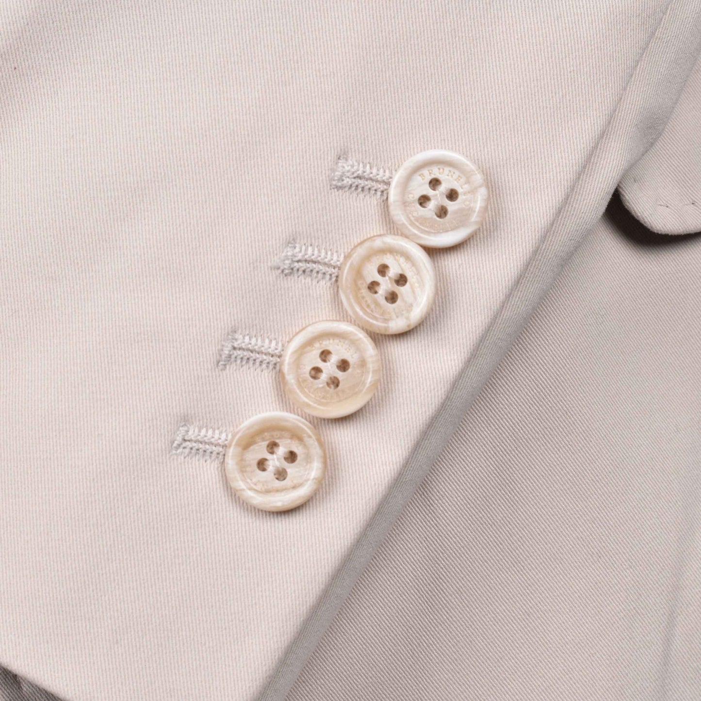Beige Cotton Blazer