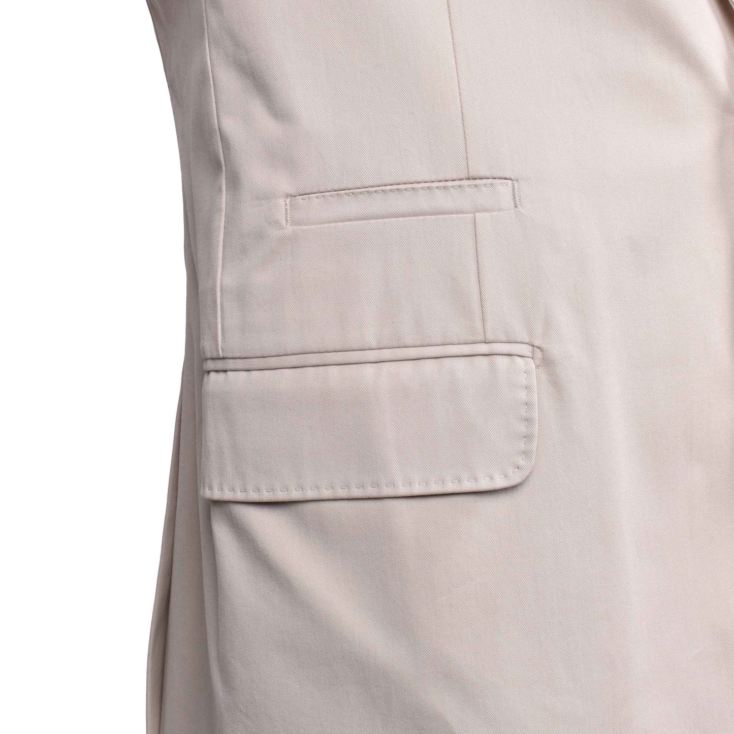 Beige Cotton Blazer