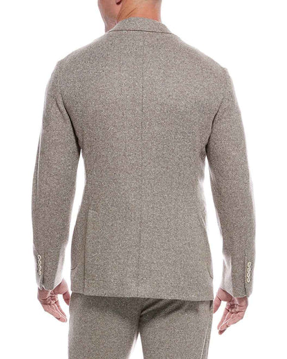 Brown Wool Two-Piece Suit