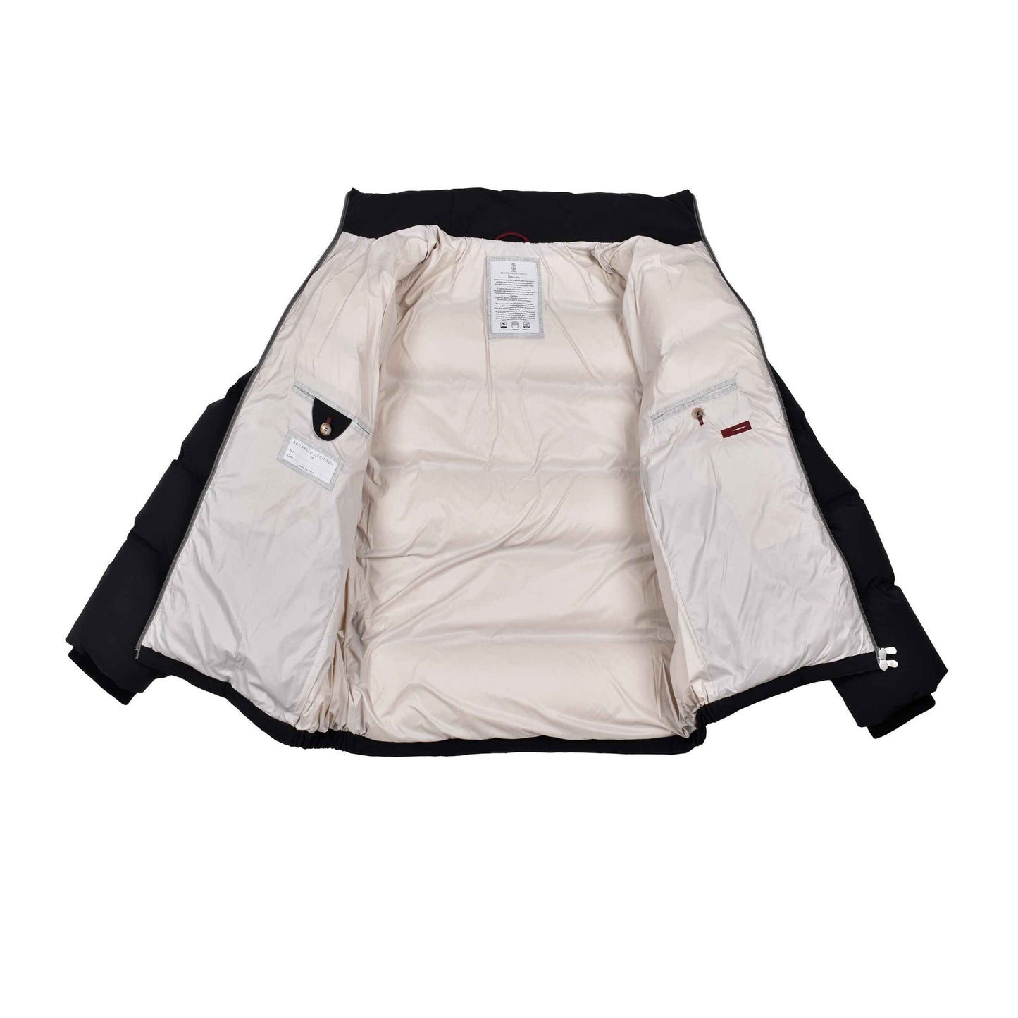 Black Polyamide Full-Length Jacket
