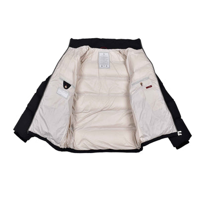 Black Polyamide Full-Length Jacket