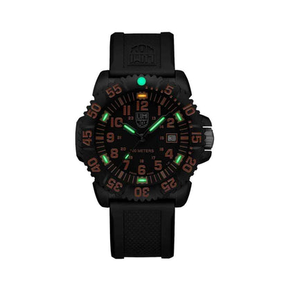 Black Resin Sport Watch