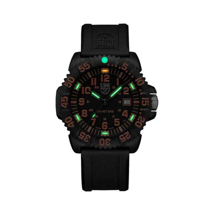Black Resin Sport Watch