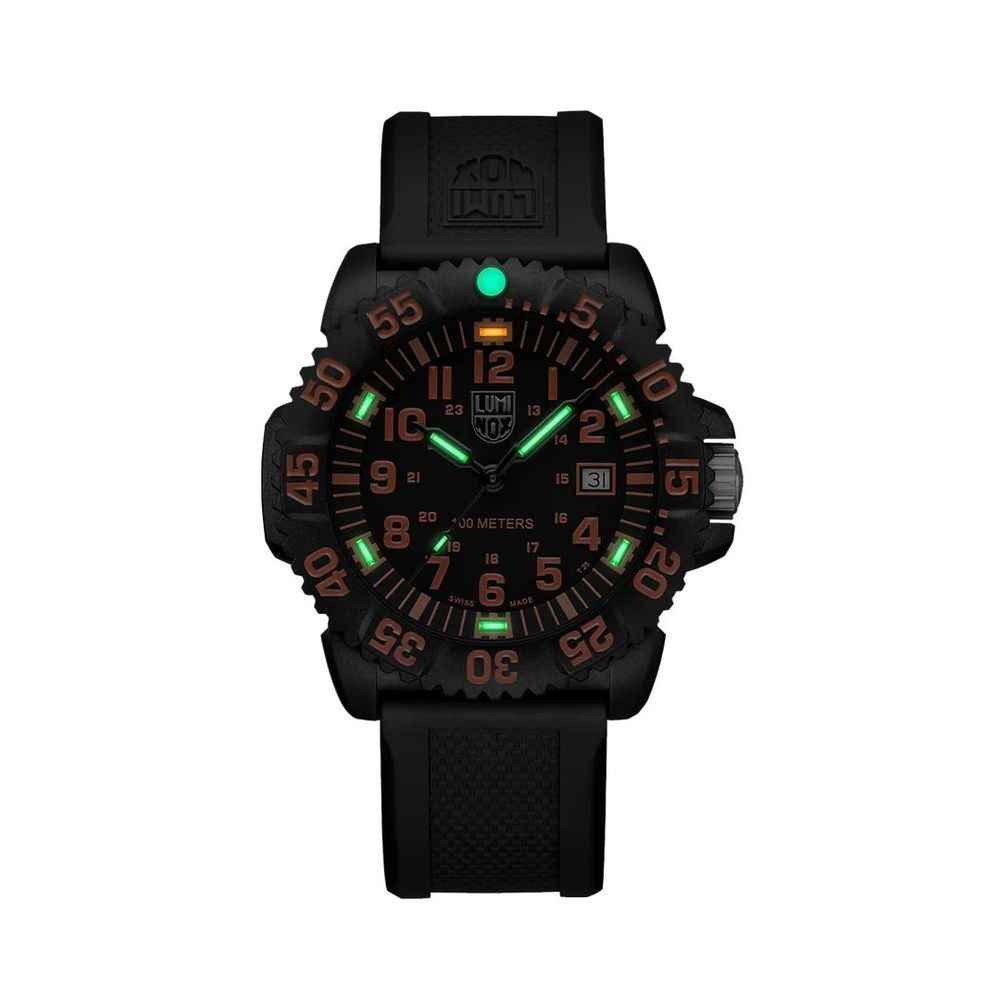 Black Resin Sport Watch