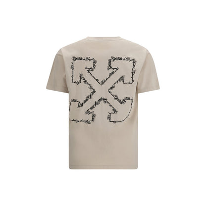 Beige Cotton T-Shirt