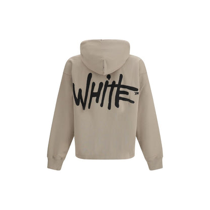 Beige Cotton Sweatshirt