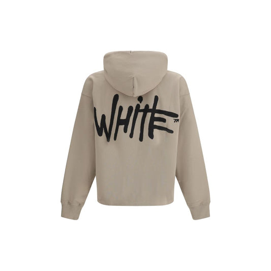 Beige Cotton Sweatshirt
