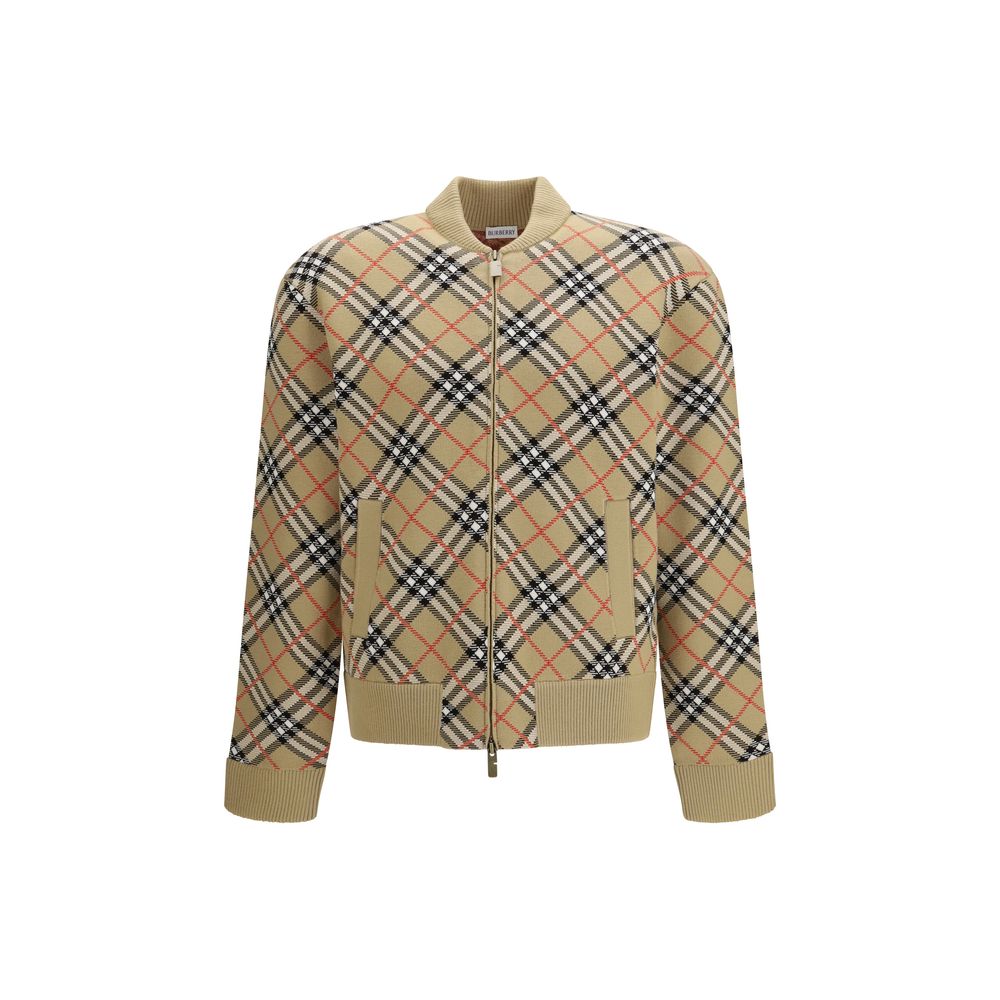 Beige Wool Bomber