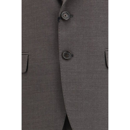 Gray Wool Two-Piece Suit