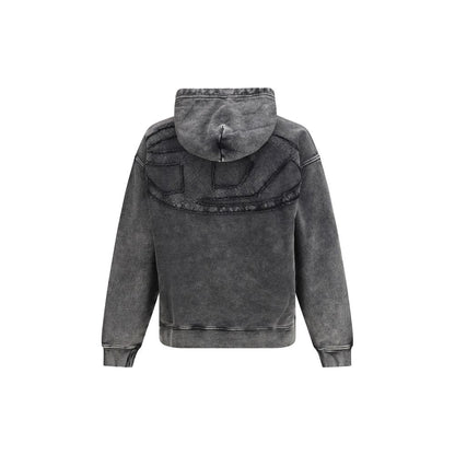 Black Cotton Sweatshirt