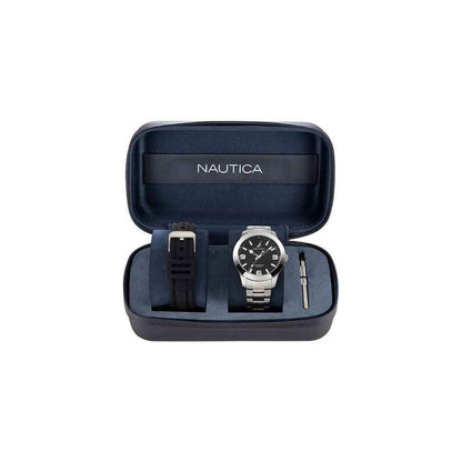 Gray Stainless Steel Dress Watch