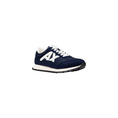 Bicolor Polyester Athletic Sneakers