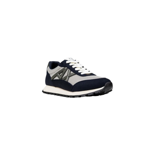 Bicolor Polyester Athletic Sneakers