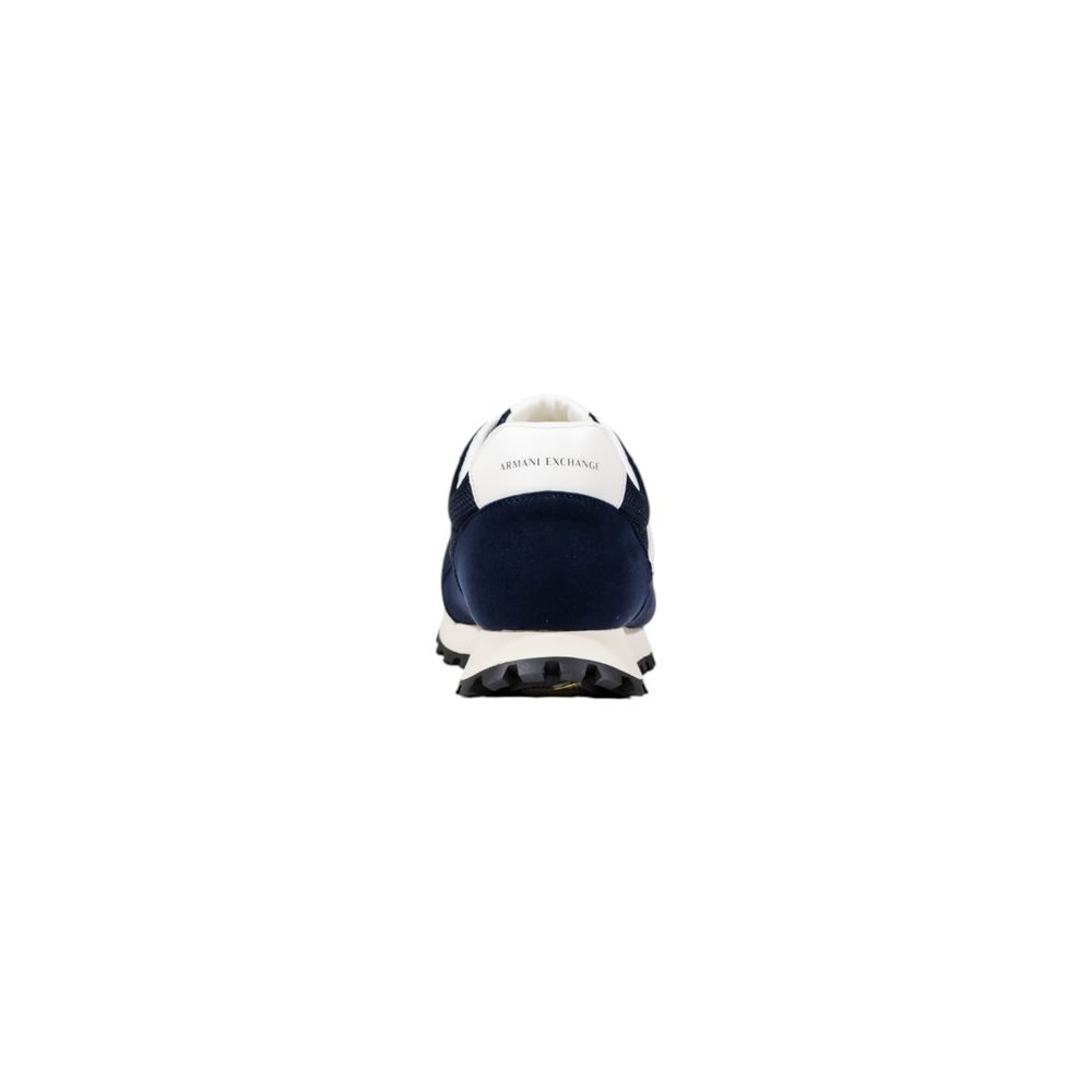 Bicolor Polyester Athletic Sneakers