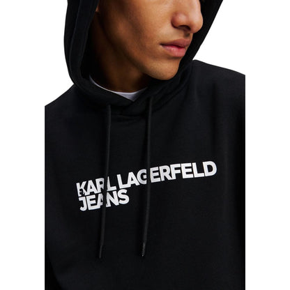 Black Cotton Hoodie