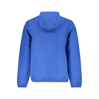 Blu Polyester Men's Jacket