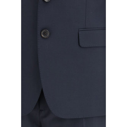 Blue Wool Suit