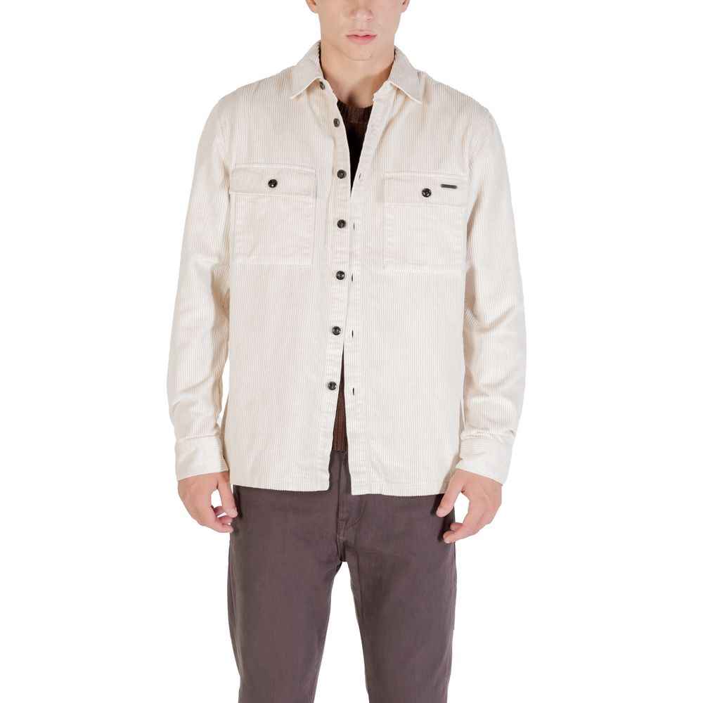 Cream Cotton Shell Jacket