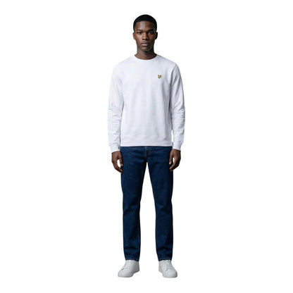 White Cotton Sweatshirt