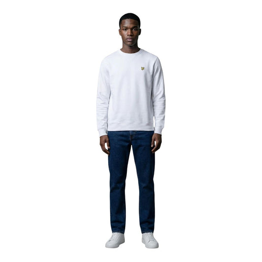 White Cotton Sweatshirt