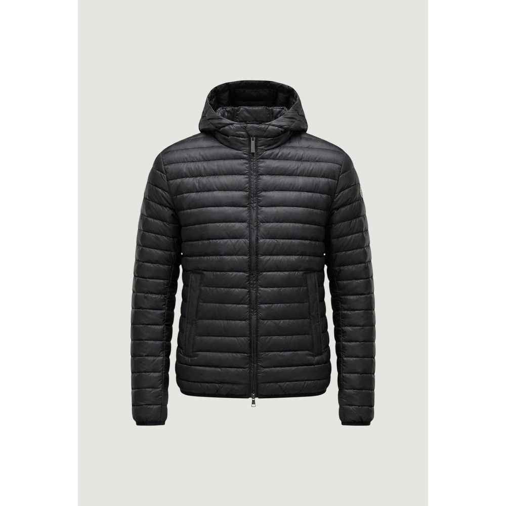 Black Polyamide Full-Length Jacket