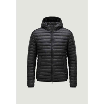 Black Polyamide Full-Length Jacket