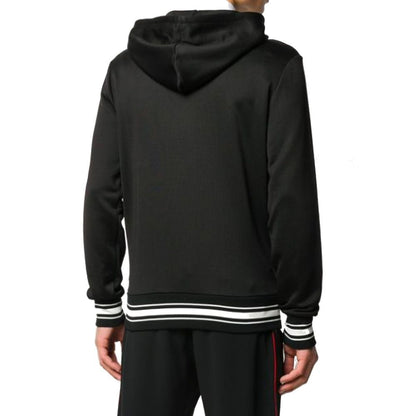 Black Cotton Sweatshirt