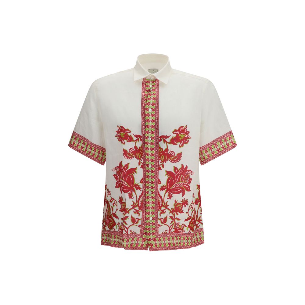 Multicolor Linen Pattern Shirt