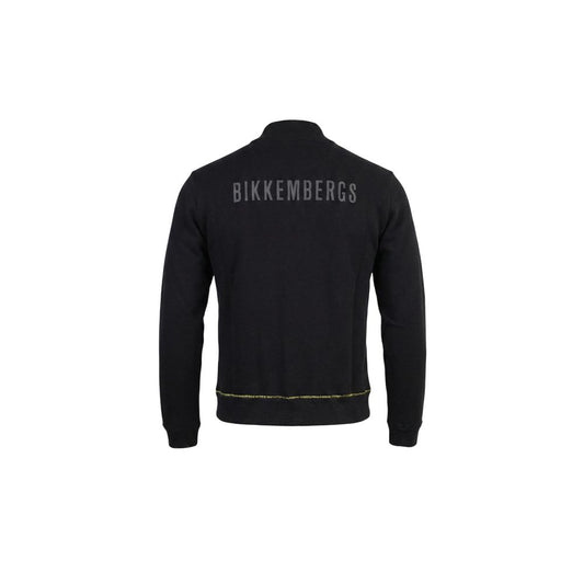 Black Cotton Sweatshirt