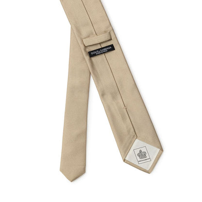 Gold Silk Tie