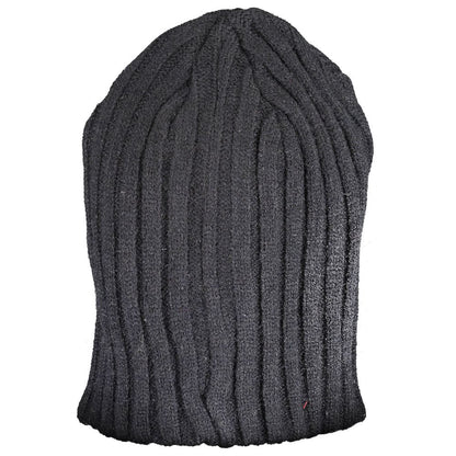 Black Acrylic Men Cap