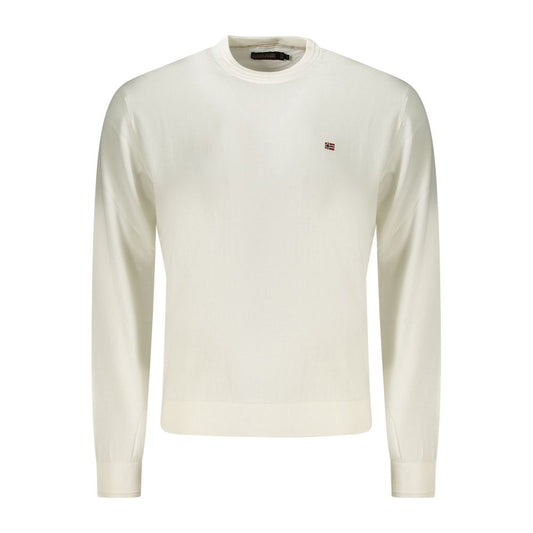 White Cotton Men Shirt