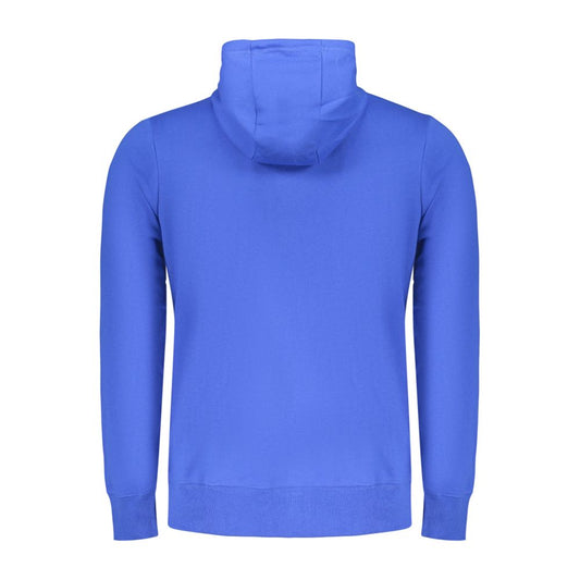 Blue Cotton Men's Hoodie