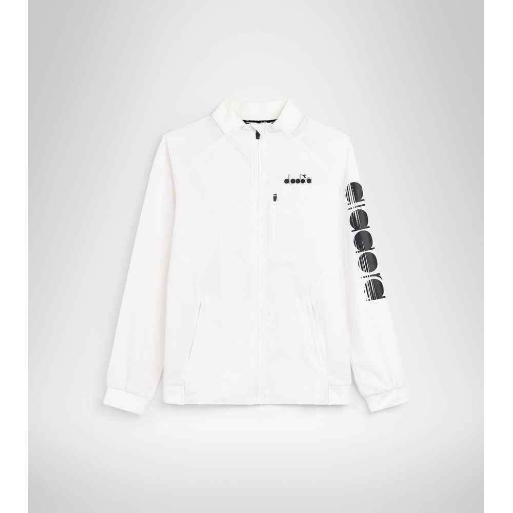 White Polyamide Shell Jacket