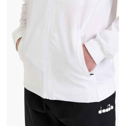 White Polyamide Shell Jacket