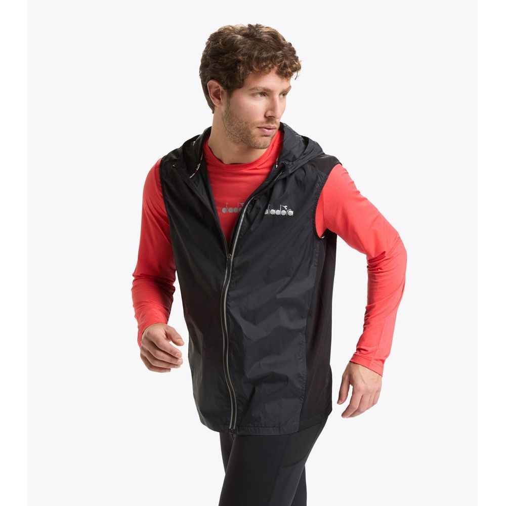Bicolor Polyamide Waistcoat